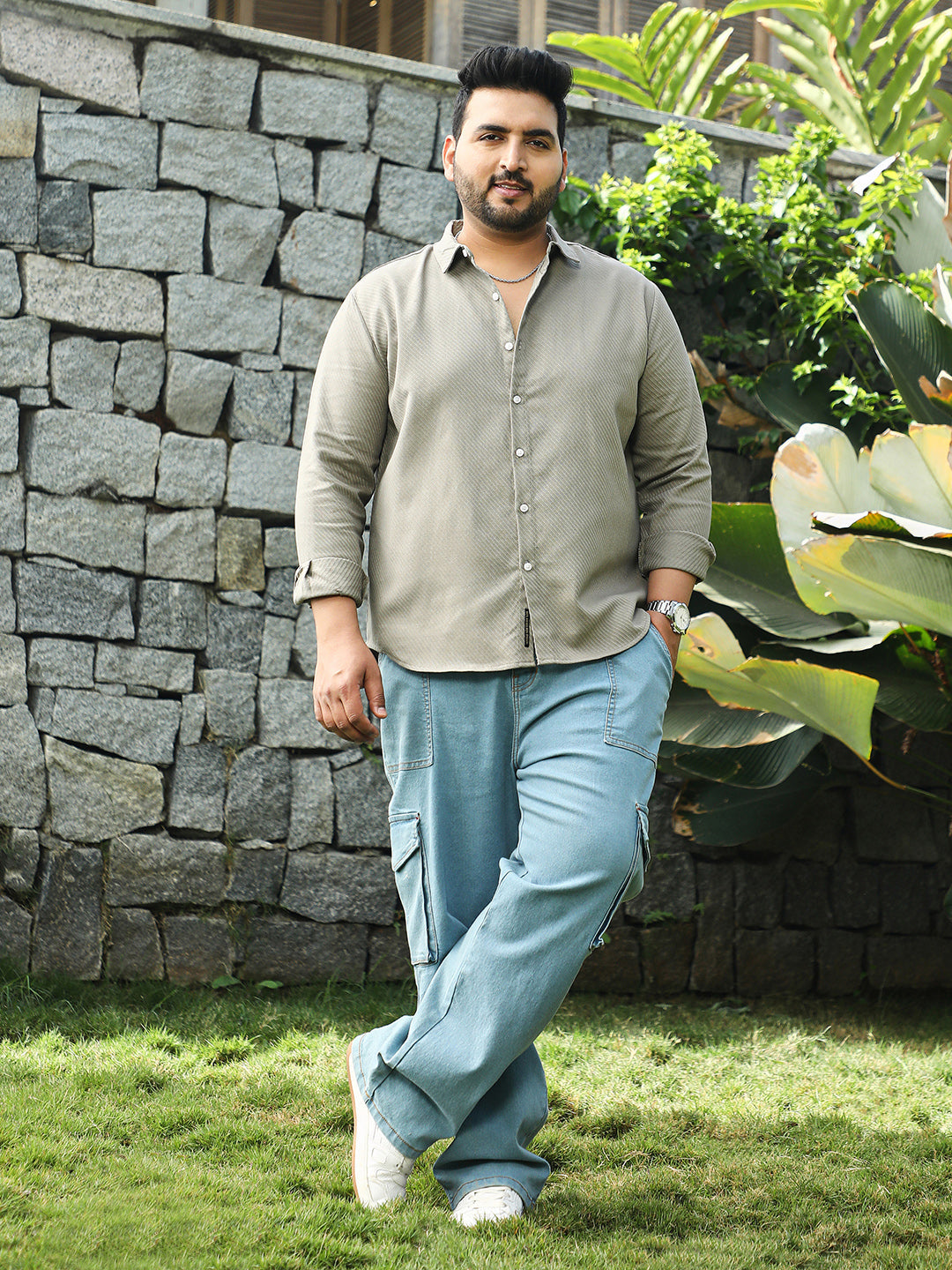 Slanted-Trough Shirt