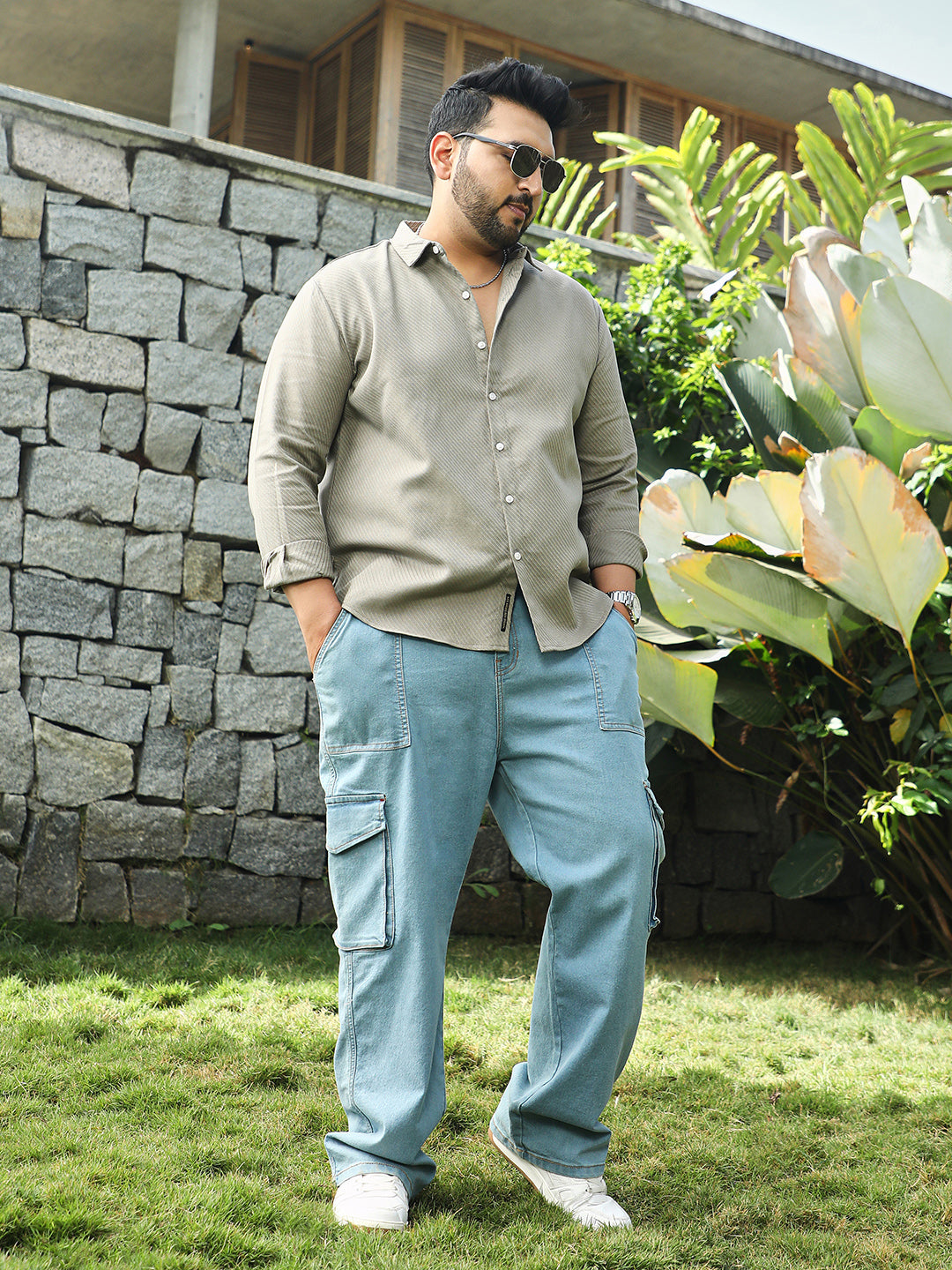 Slanted-Trough Shirt