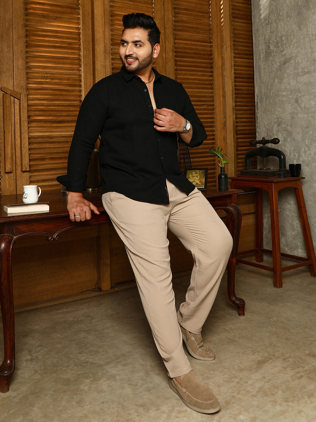 Slanted-Trough Shirt