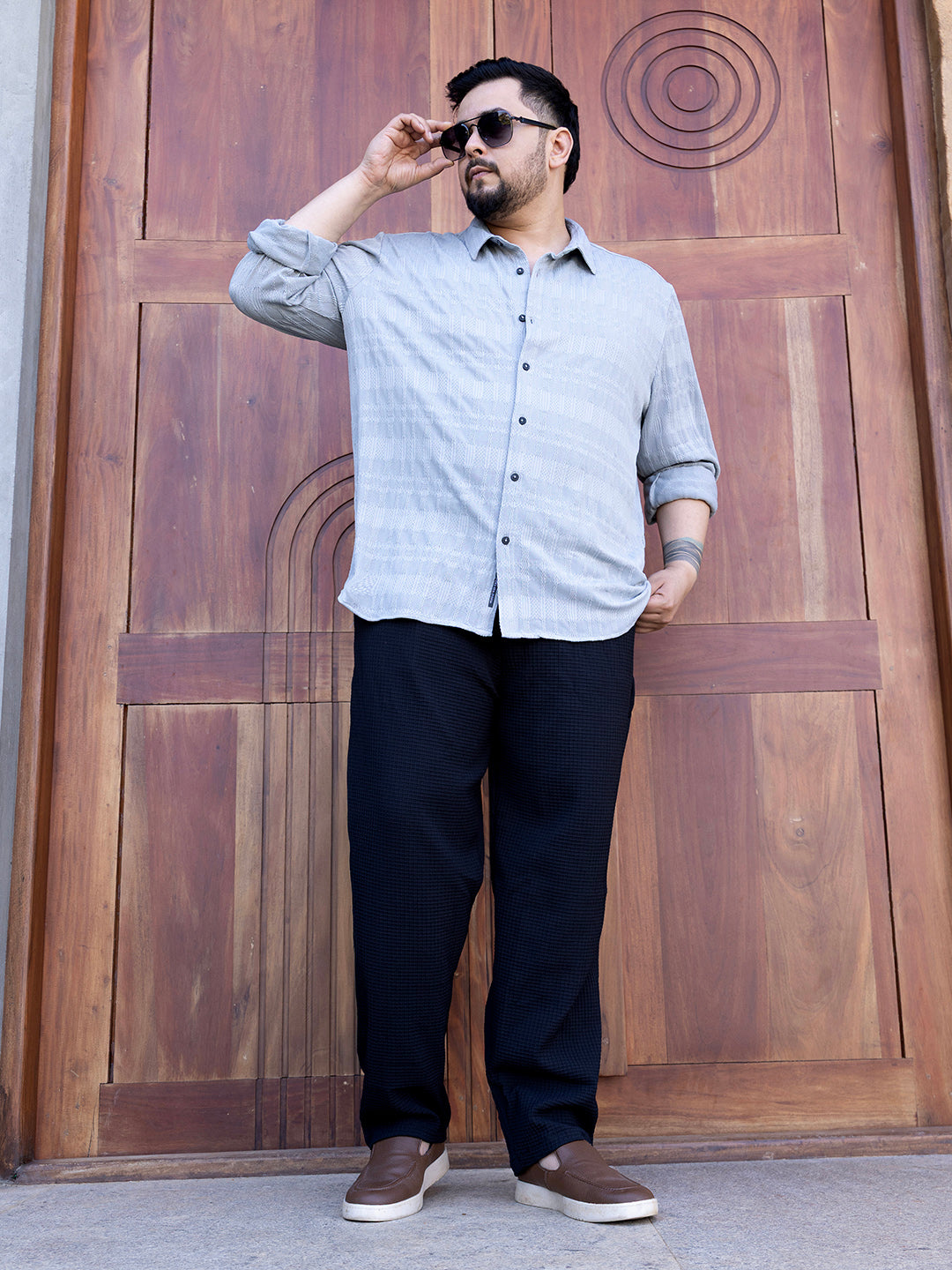 Braided-Knot Tactile Shirt