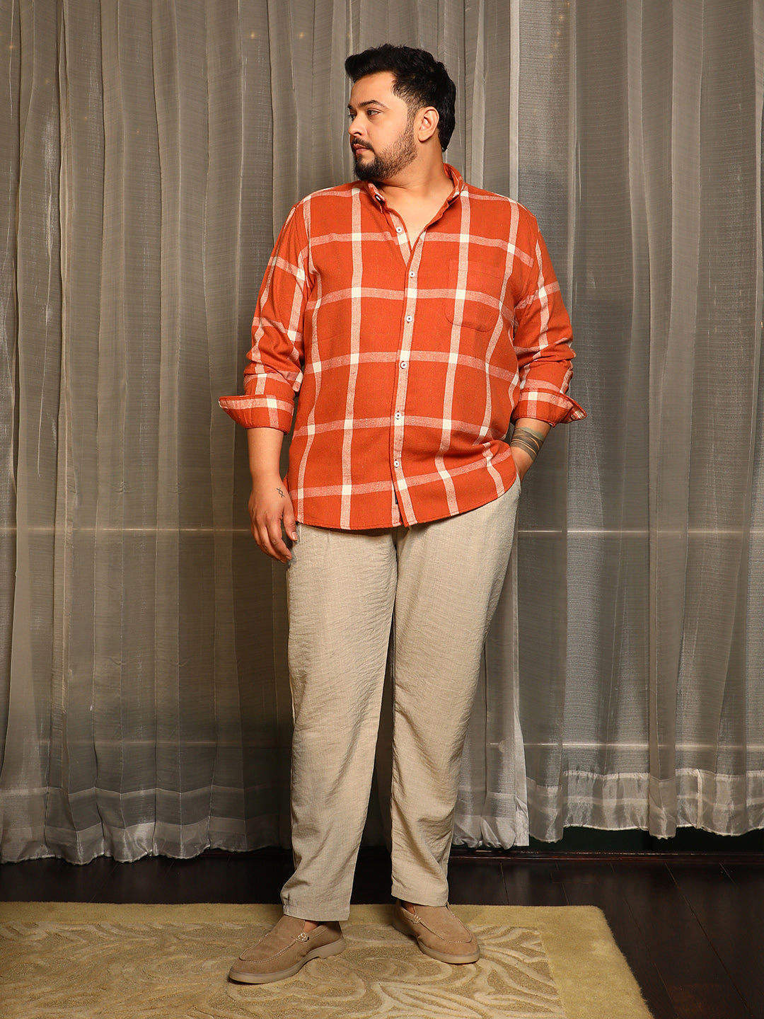 Shepherd-Check Regular Shirt