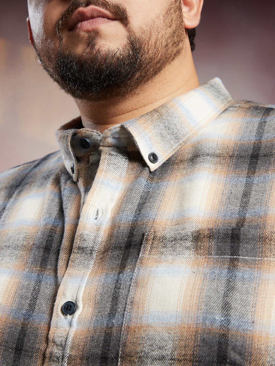 Gradient-Graph Regular Shirt