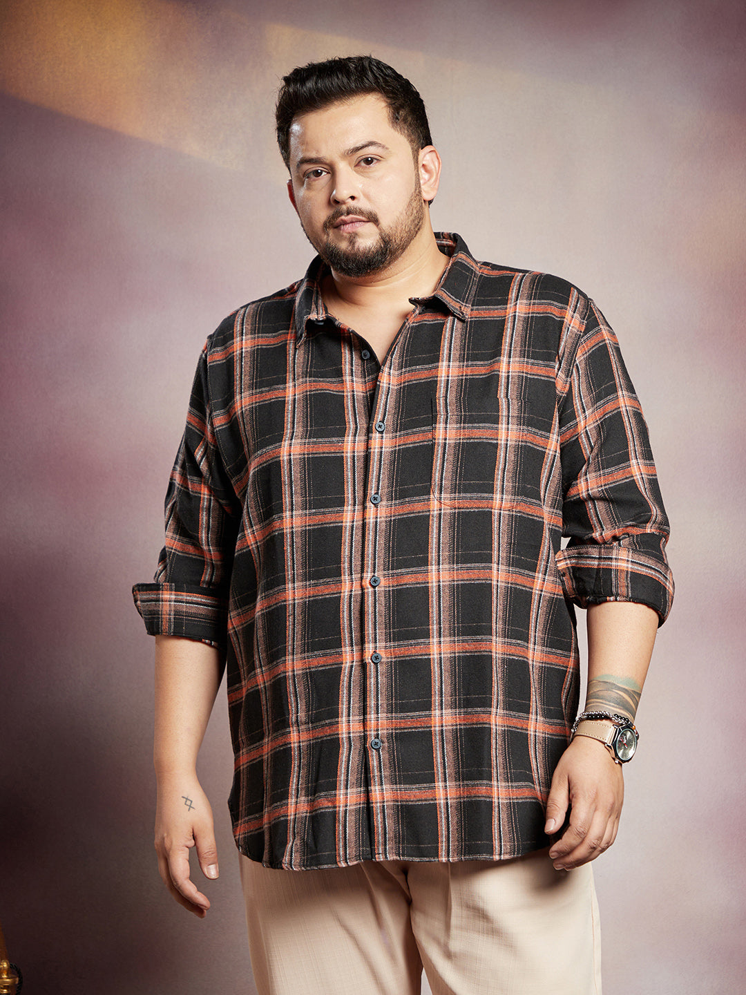 Shadow-Graph Regular Shirt