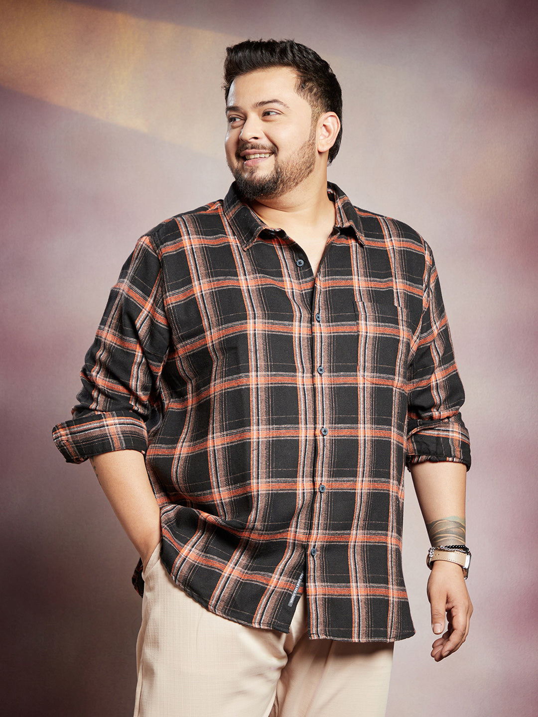 Shadow-Graph Regular Shirt