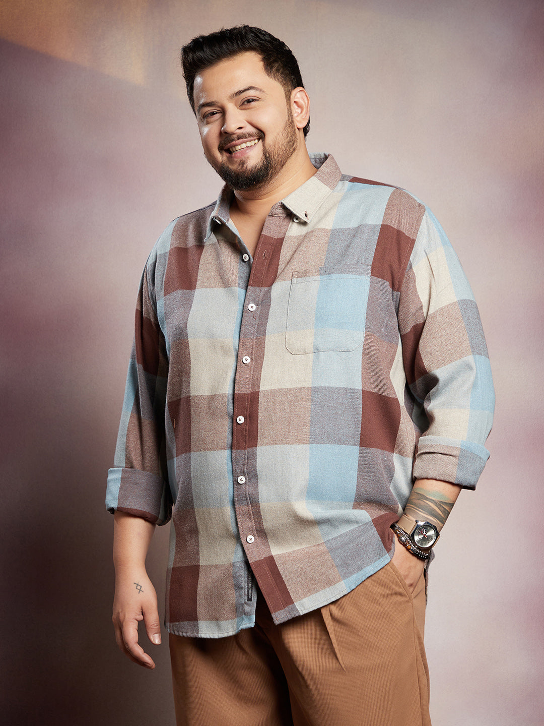 Buffalo-Block Regular Shirt