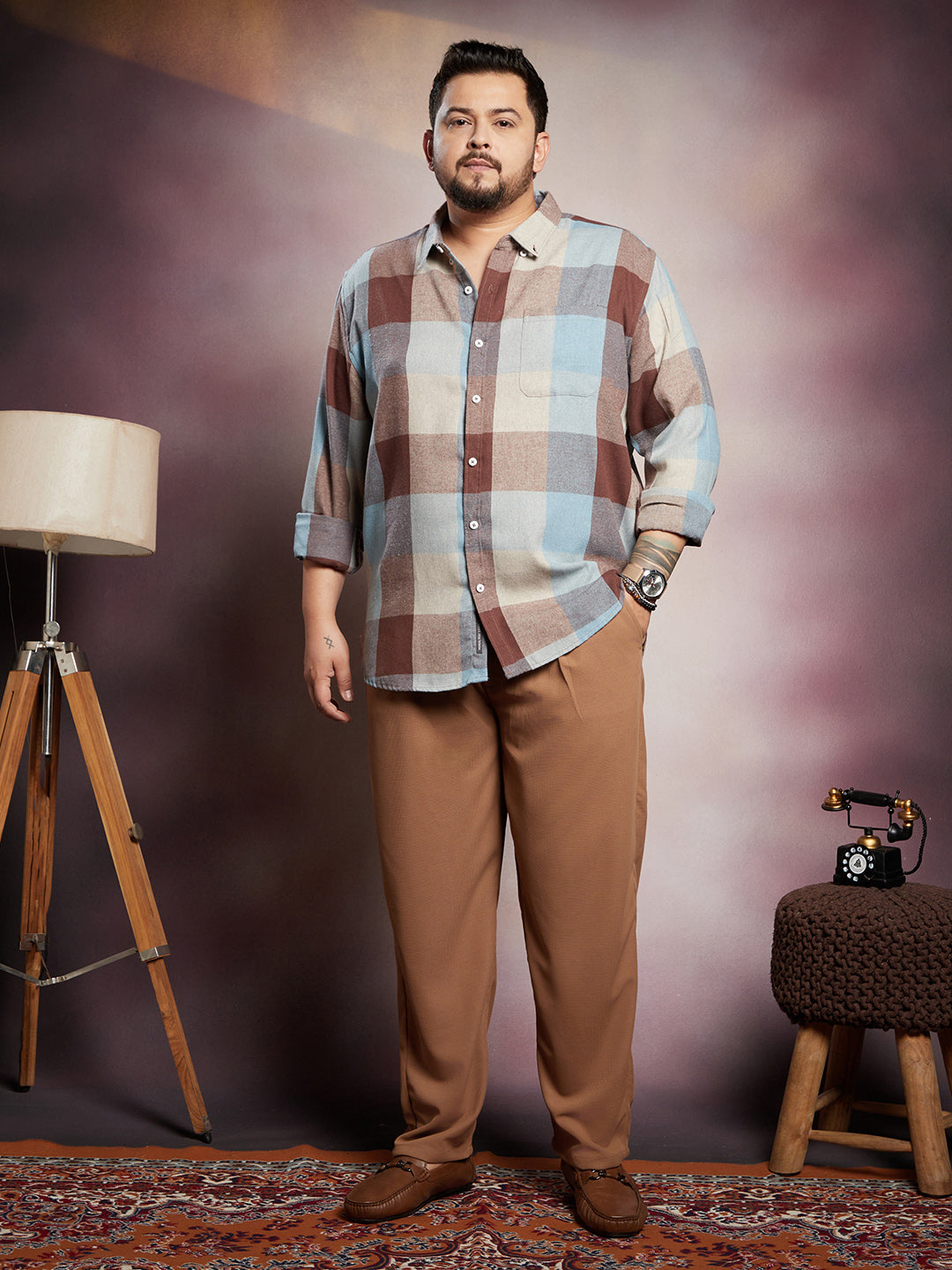 Buffalo-Block Regular Shirt