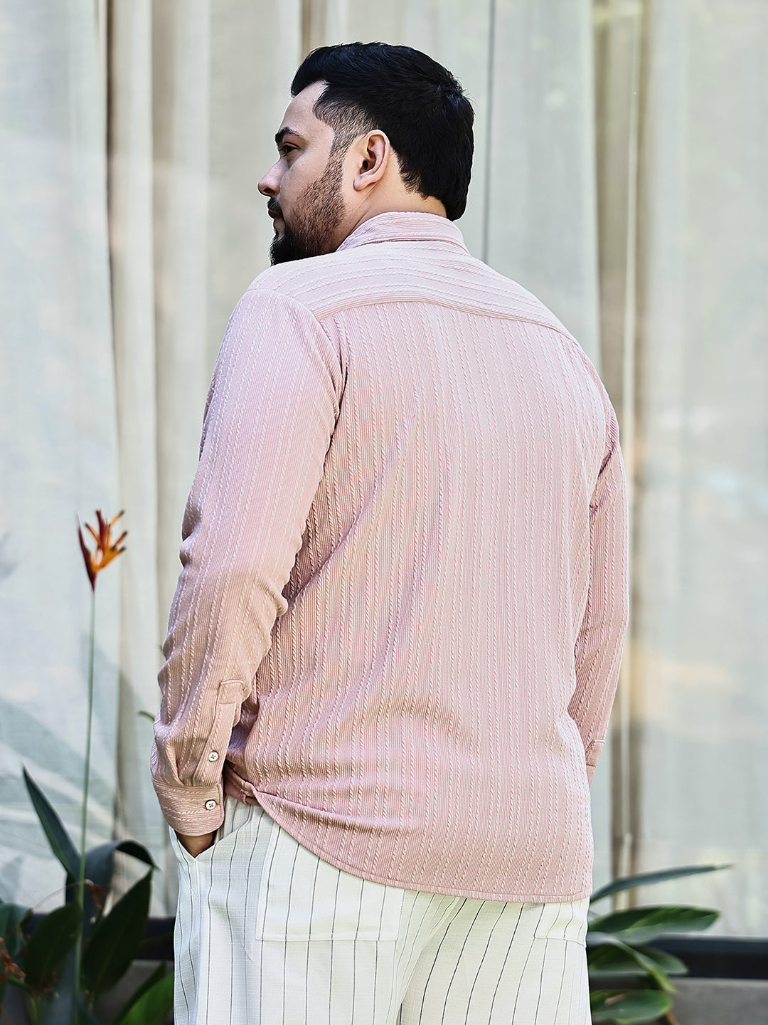 Parallel-Crease Tactile Shirt