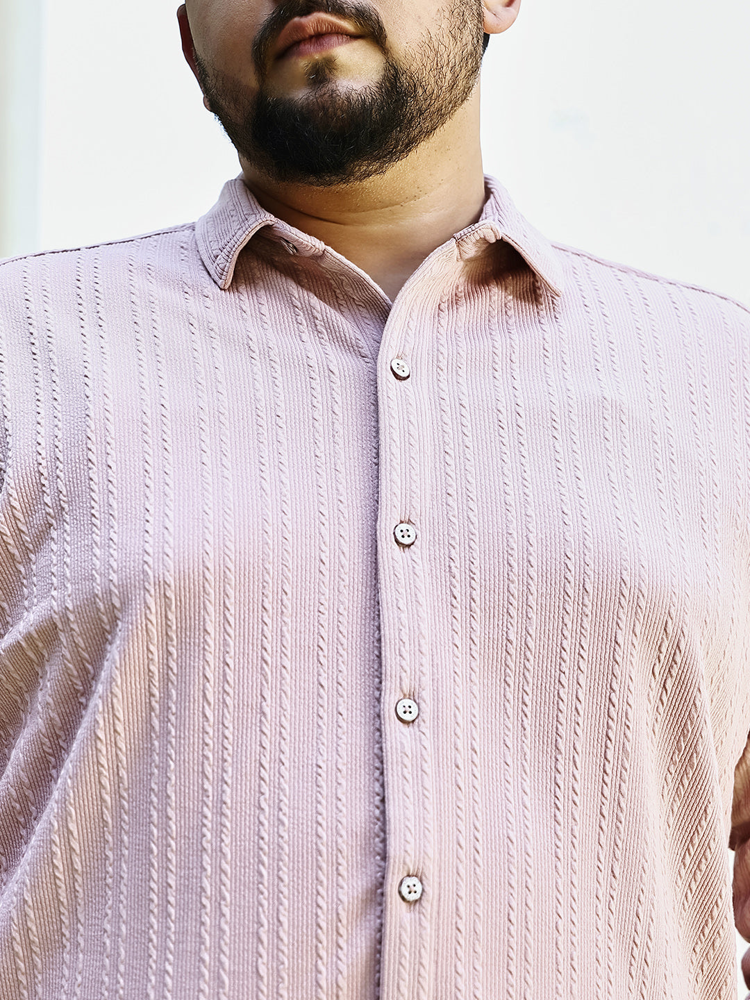 Parallel-Crease Tactile Shirt