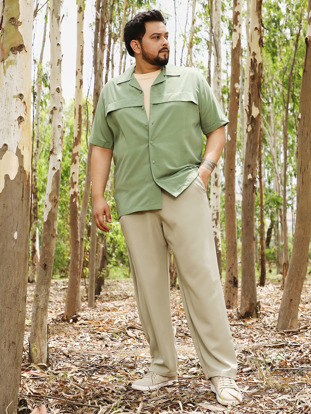 Front-Flap Cuban Shirt