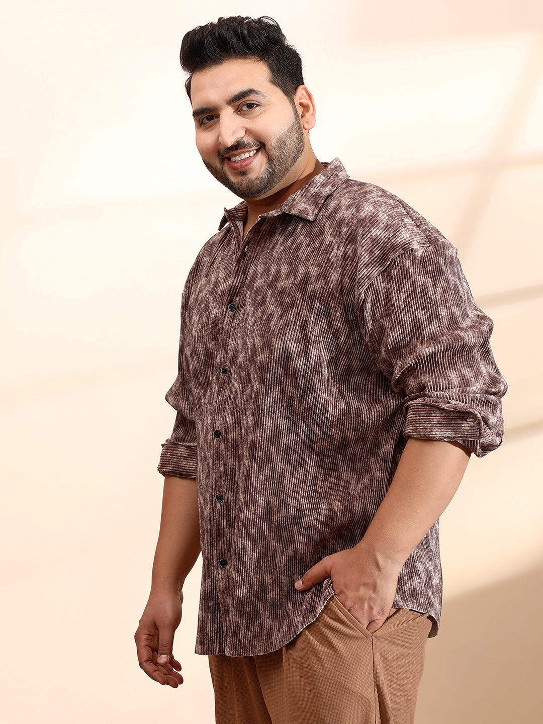 Faded Corduroy Relaxed Shirt