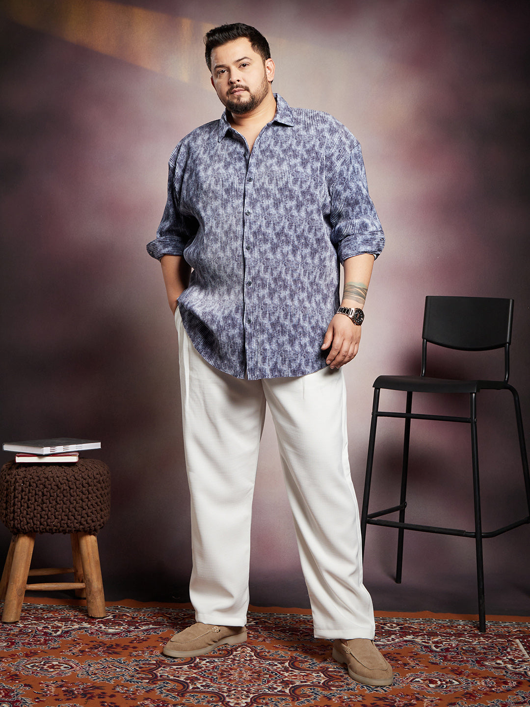 Faded Corduroy Relaxed Shirt