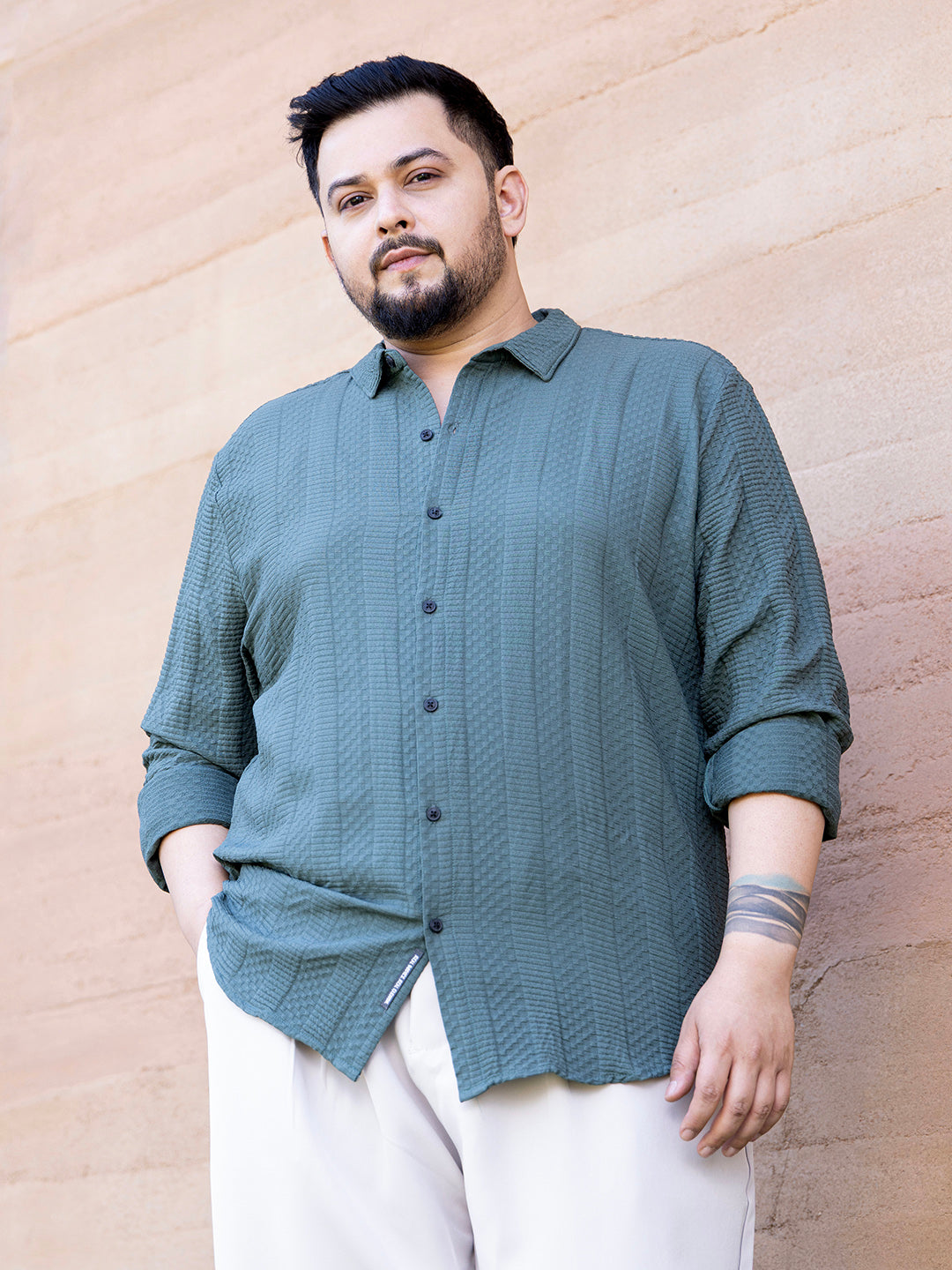 Parallel-Check Tactile Shirt