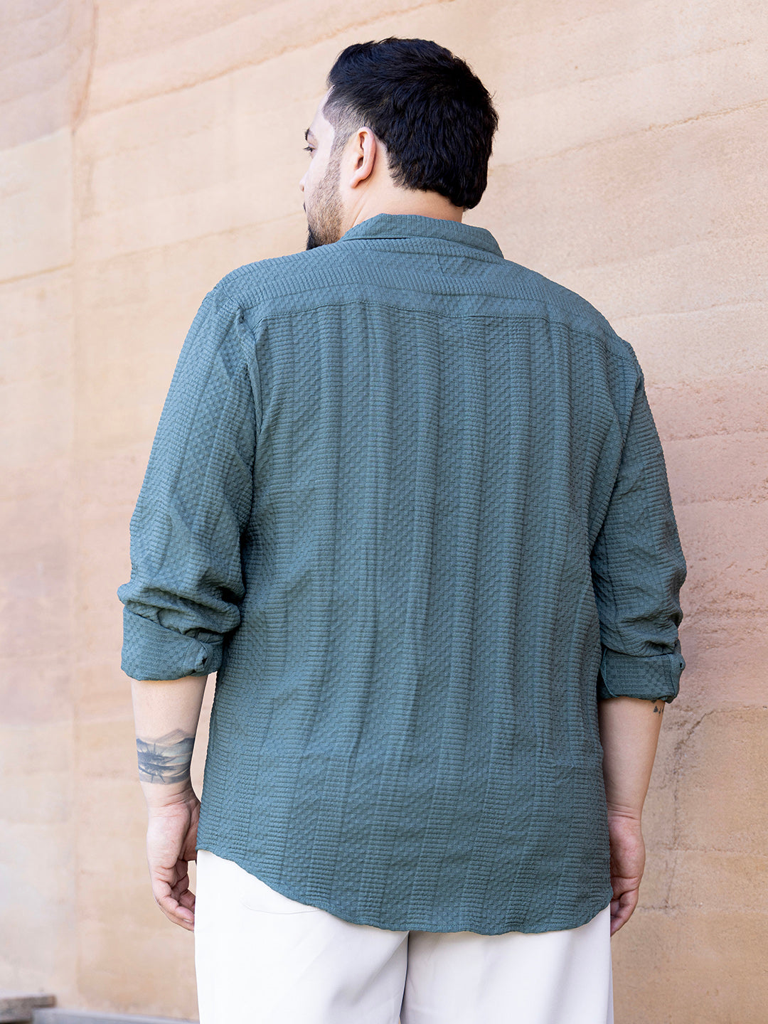 Parallel-Check Tactile Shirt