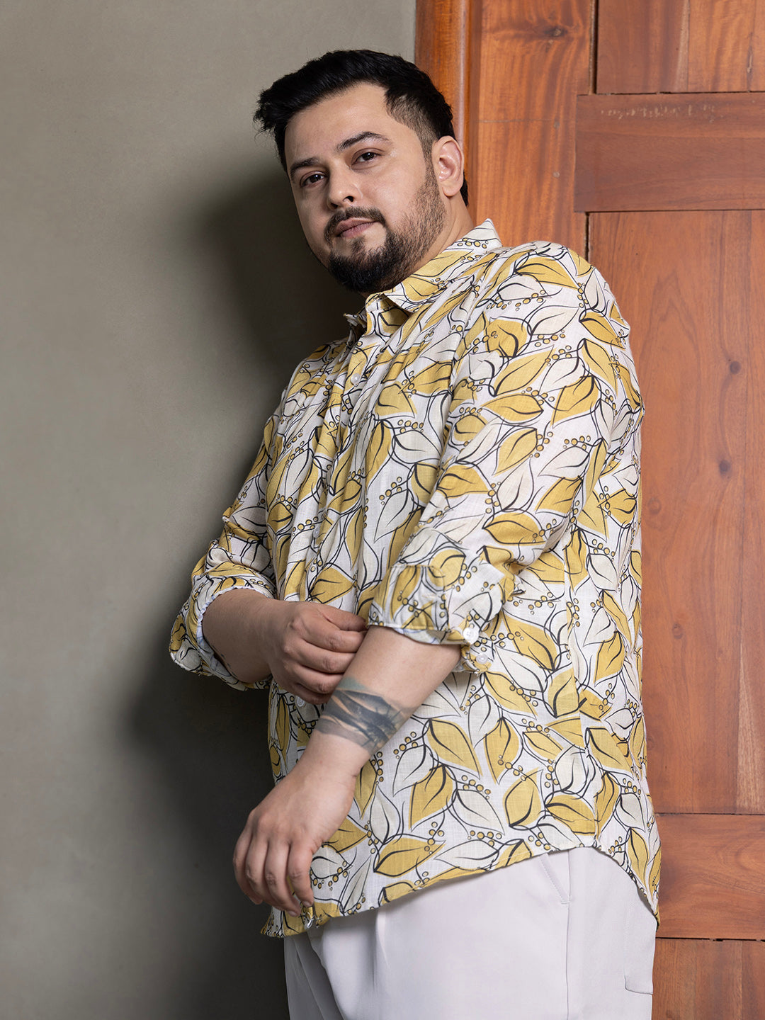 Leaflet Imprint Shirt