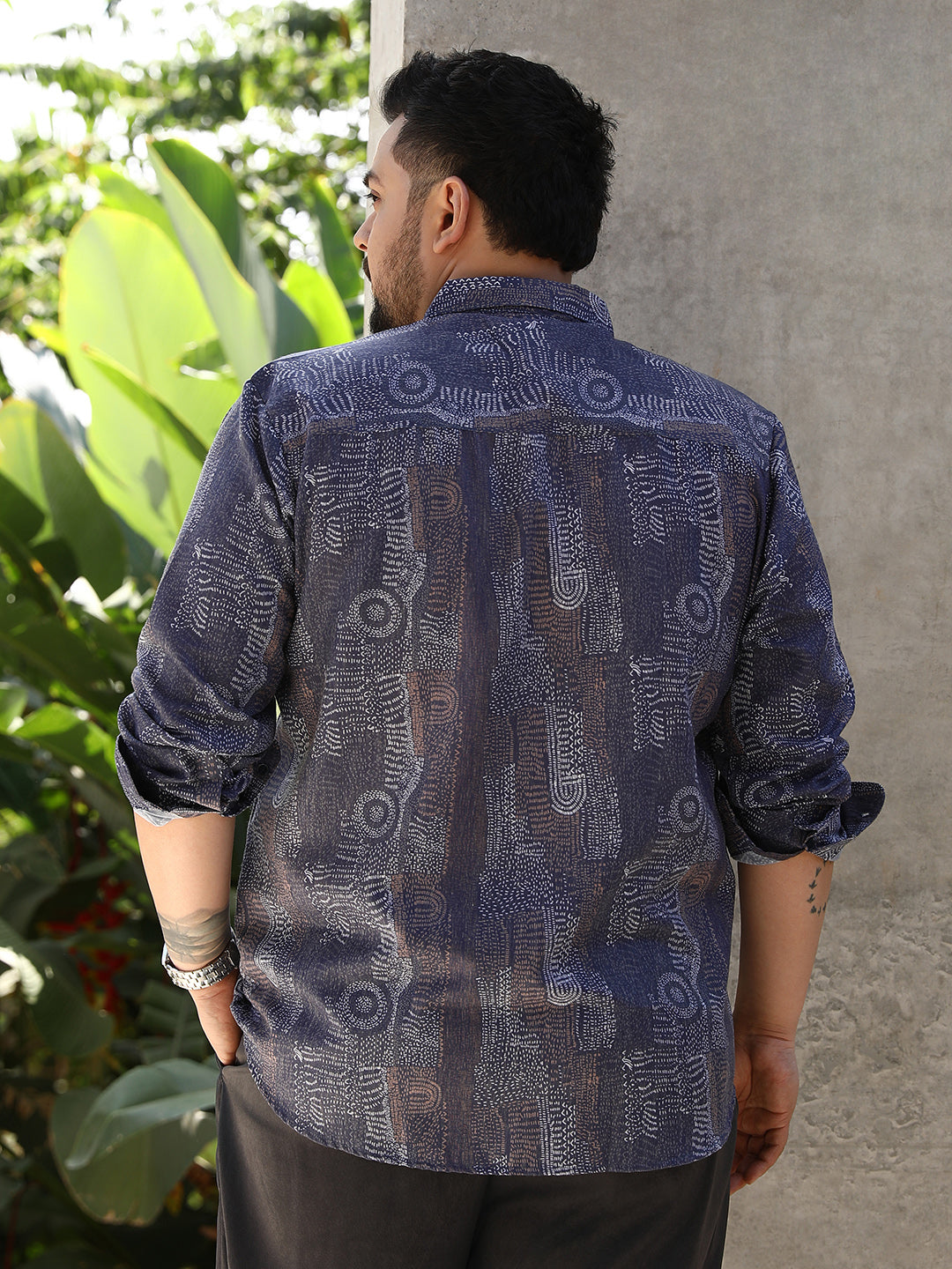 Thread-Imprint Shirt