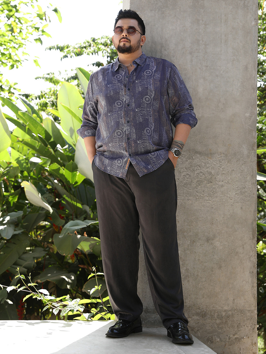 Thread-Imprint Shirt