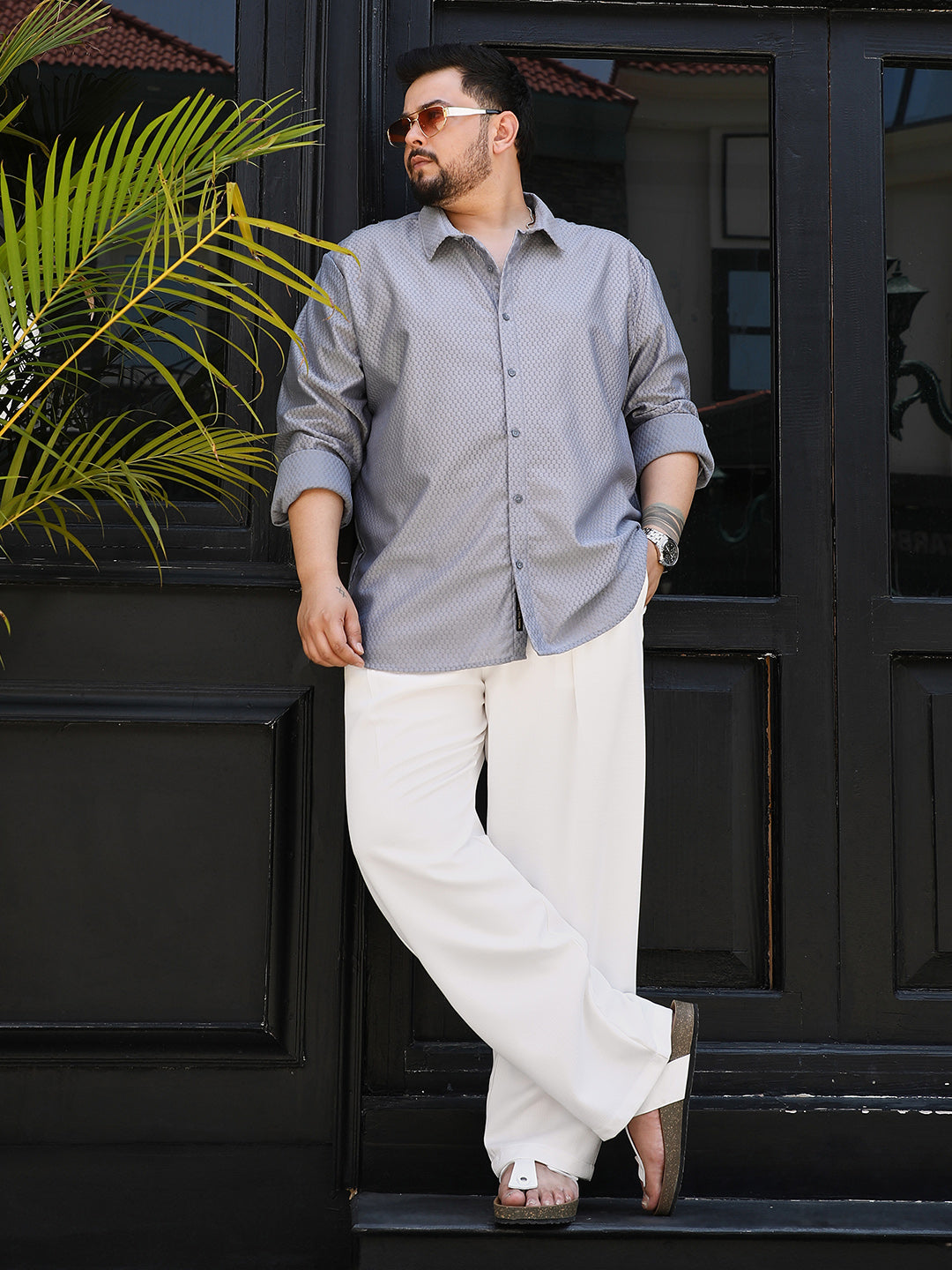 Relaxed Honeycomb Shirt