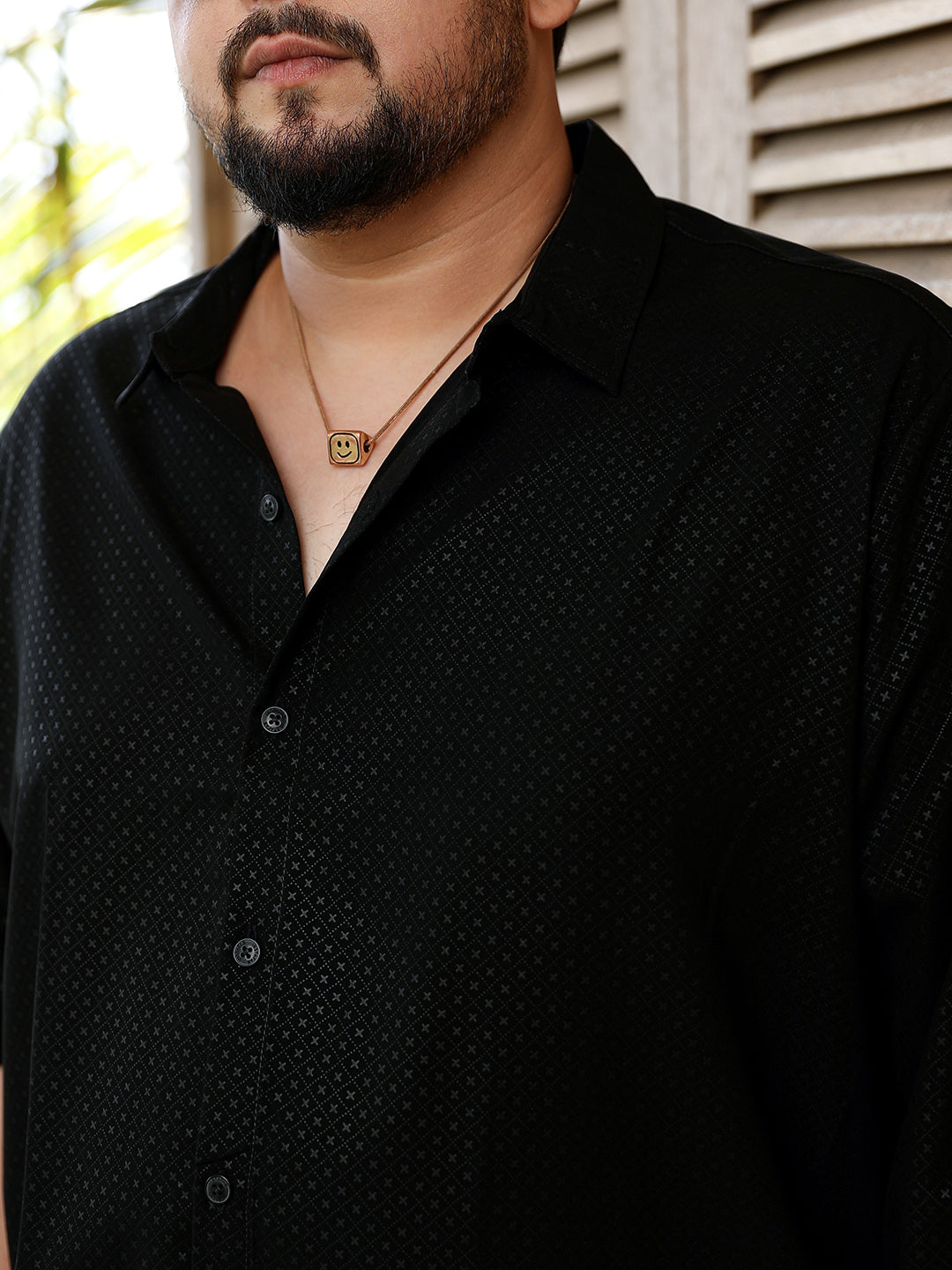 Cross-Stitch Imprint Shirt