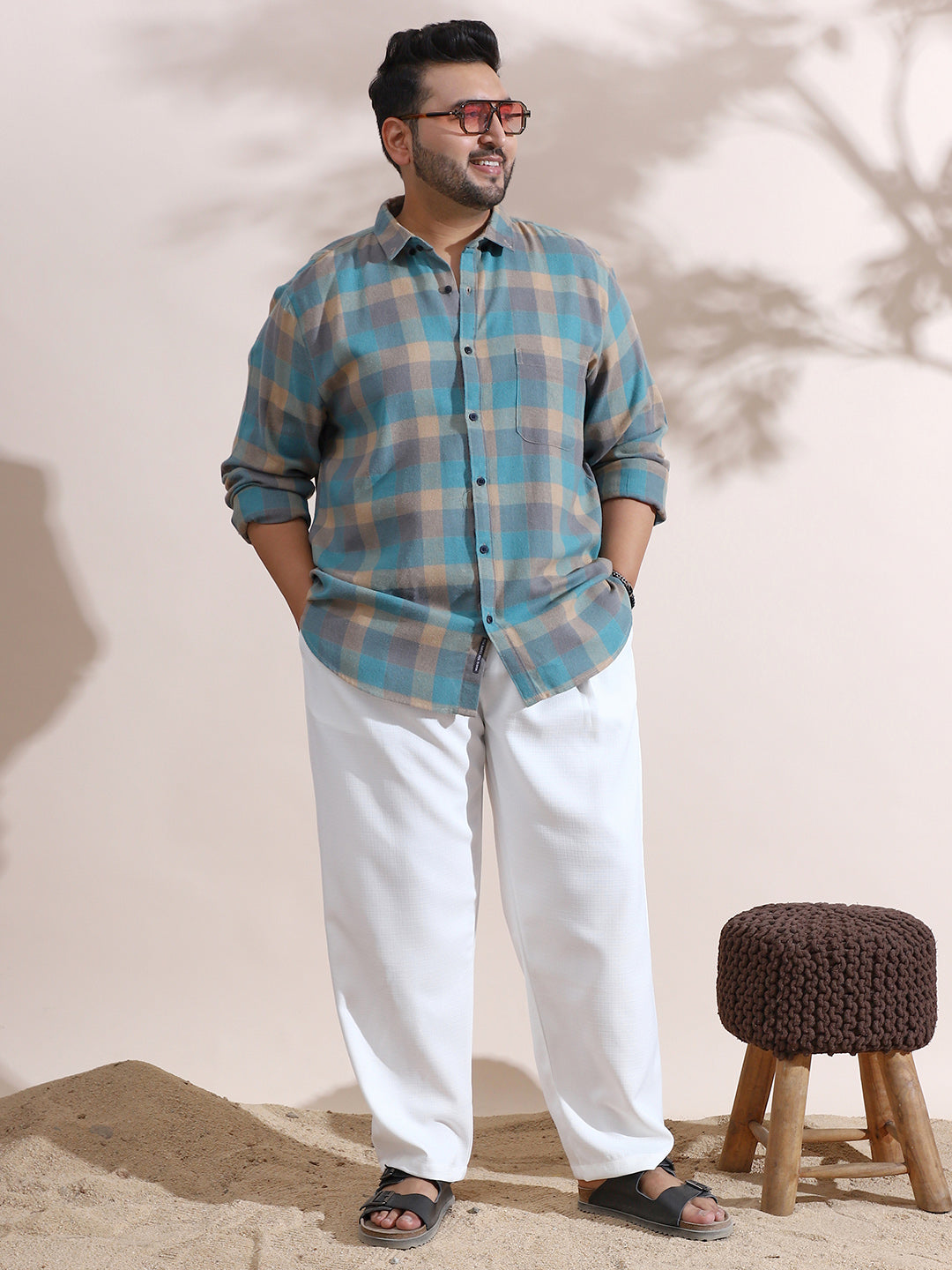Block-Buffalo Regular Shirt