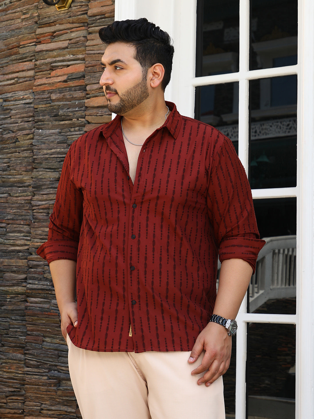 Tassel-Weave Shirt