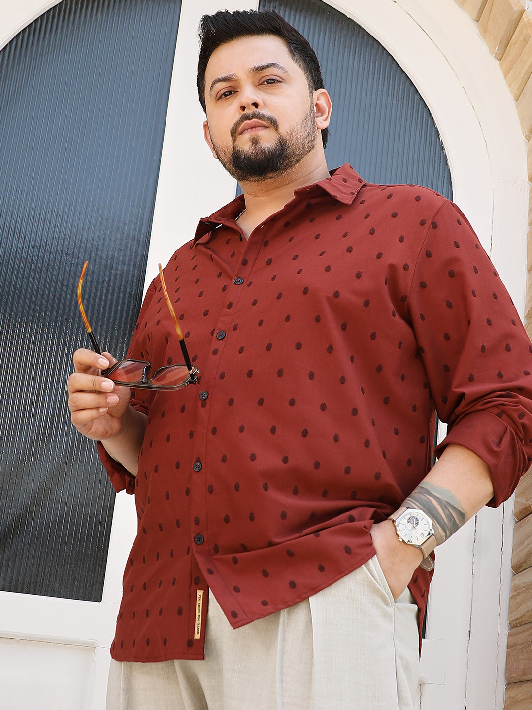Polka-Tactile Shirt