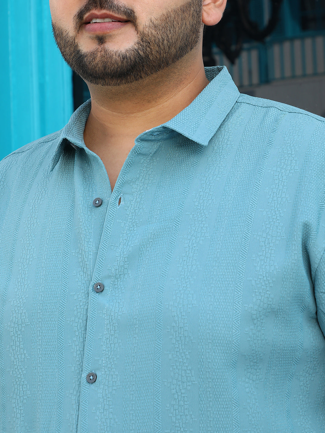 Freeform-Textured Shirt