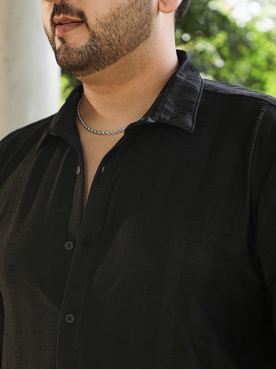 Ripple-Panel Tactile Shirt