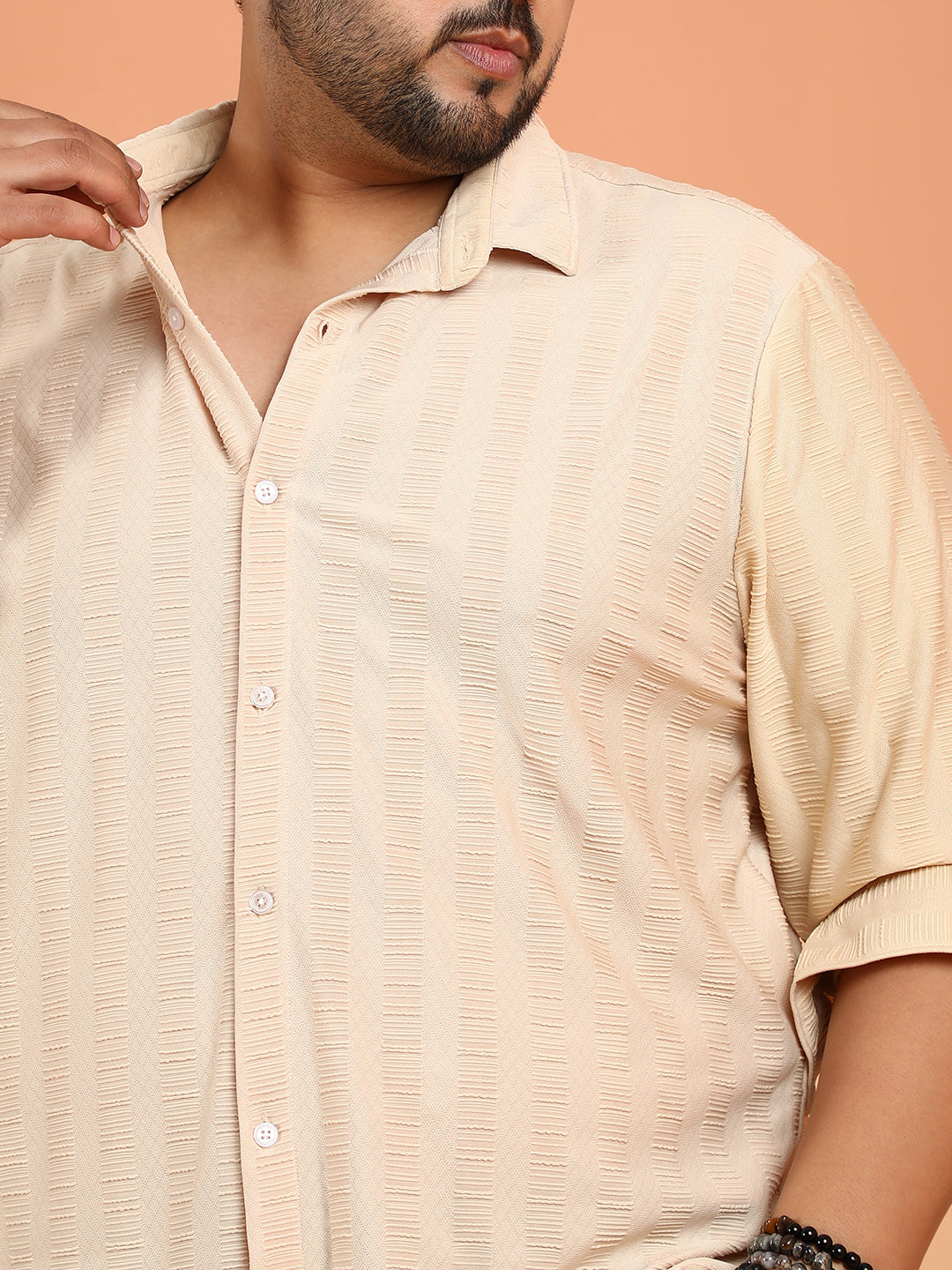 Ripple-Panel Tactile Shirt