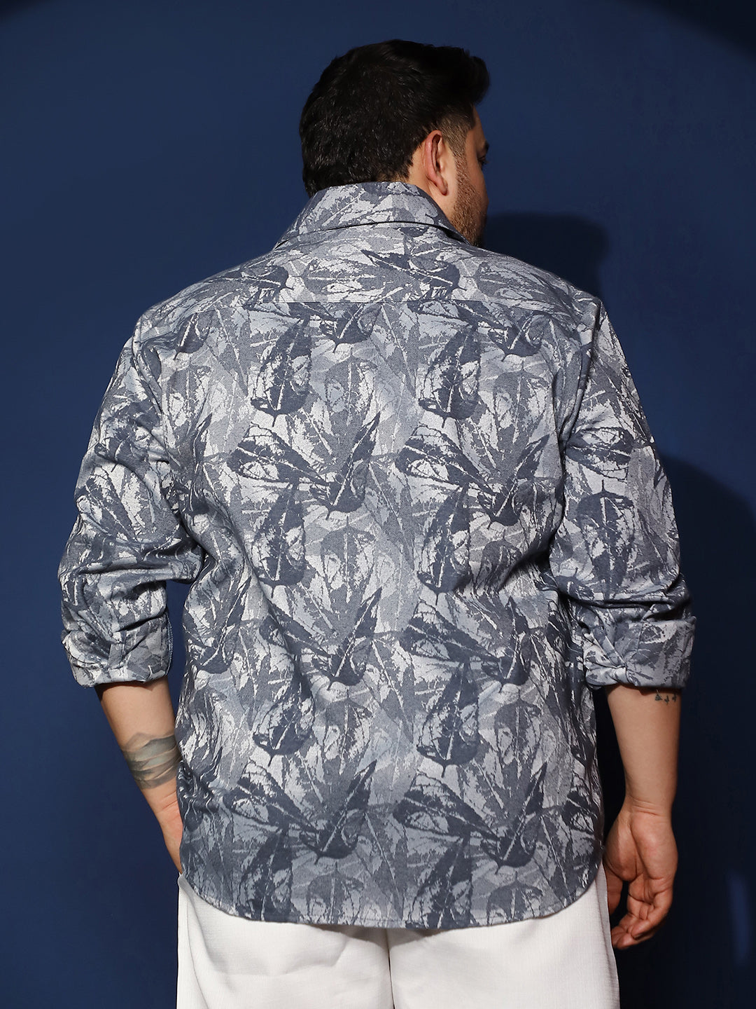 Willow-Foliage Imprint Shirt