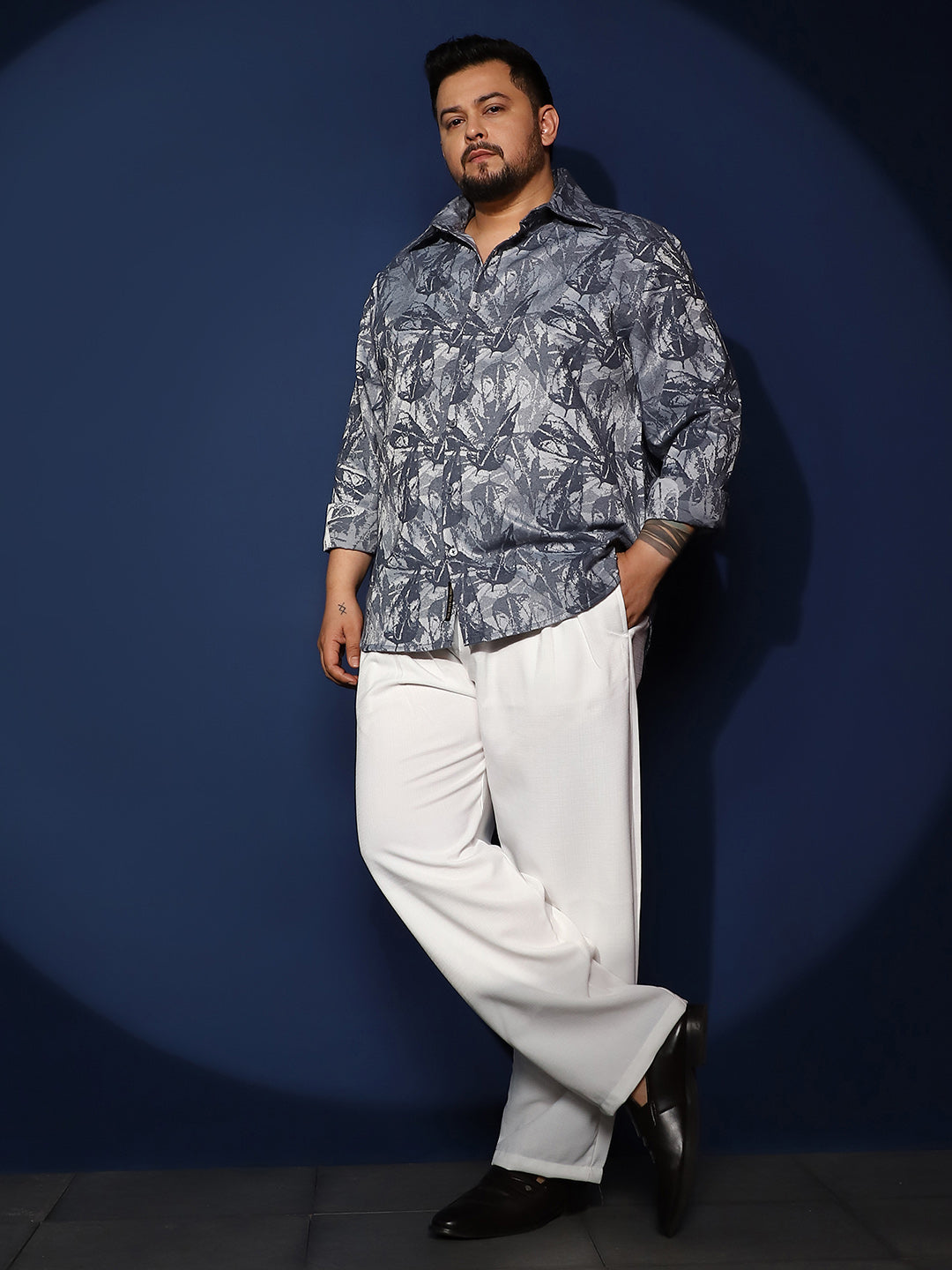 Willow-Foliage Imprint Shirt