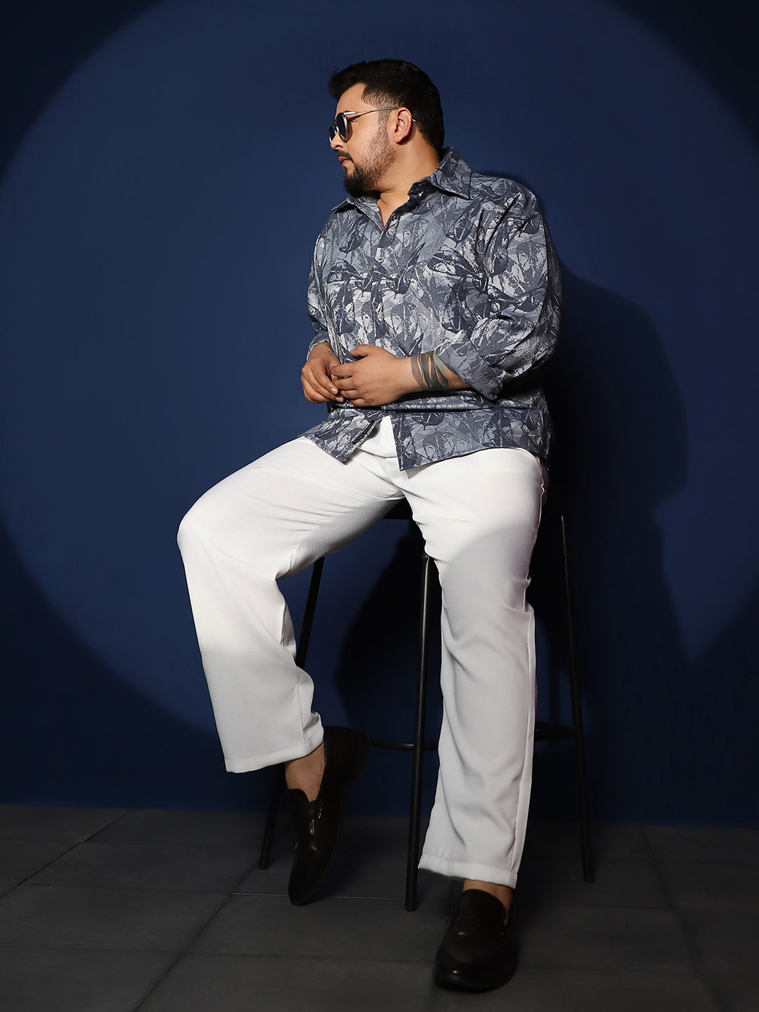 Willow-Foliage Imprint Shirt