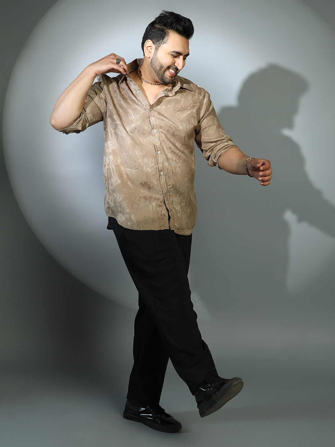 Flora-Textured Shirt