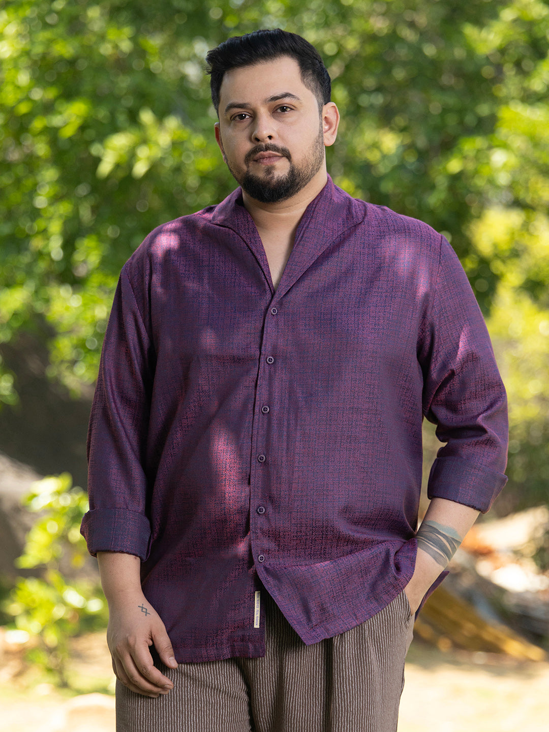 Distortion-Texture Shirt