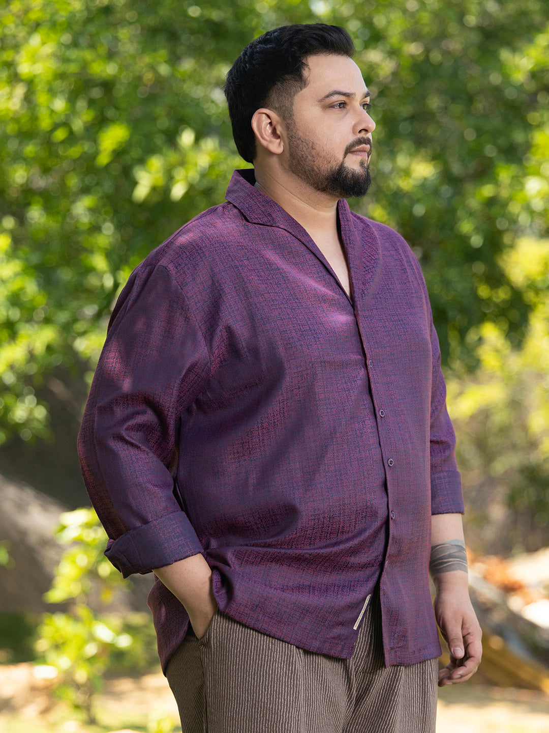 Distortion-Texture Shirt