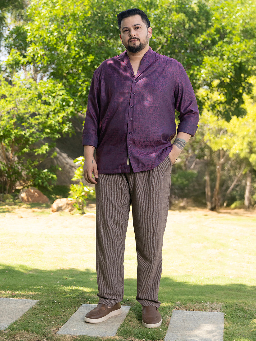 Distortion-Texture Shirt