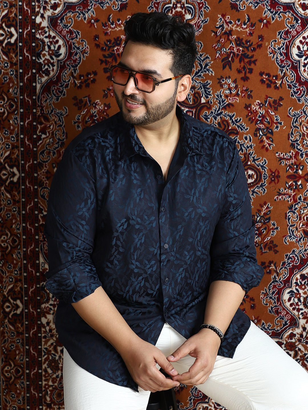 Foliage Self-Woven Shirt