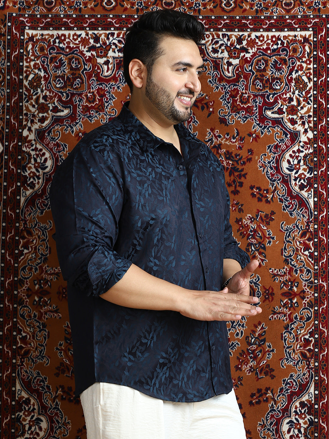 Foliage Self-Woven Shirt