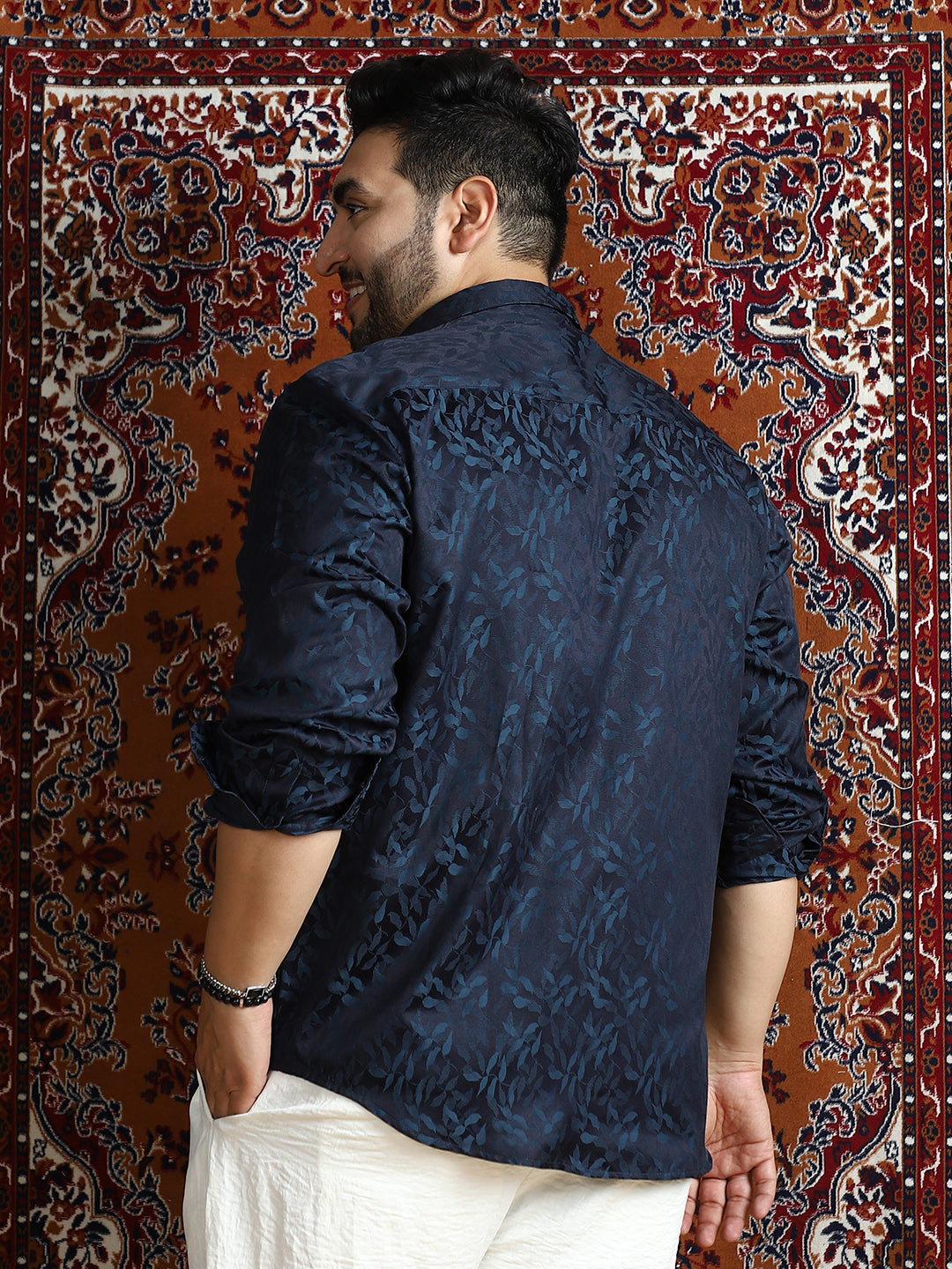 Foliage Self-Woven Shirt