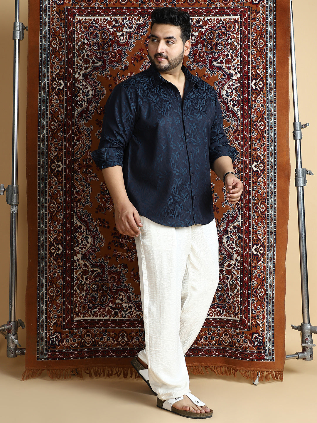 Foliage Self-Woven Shirt