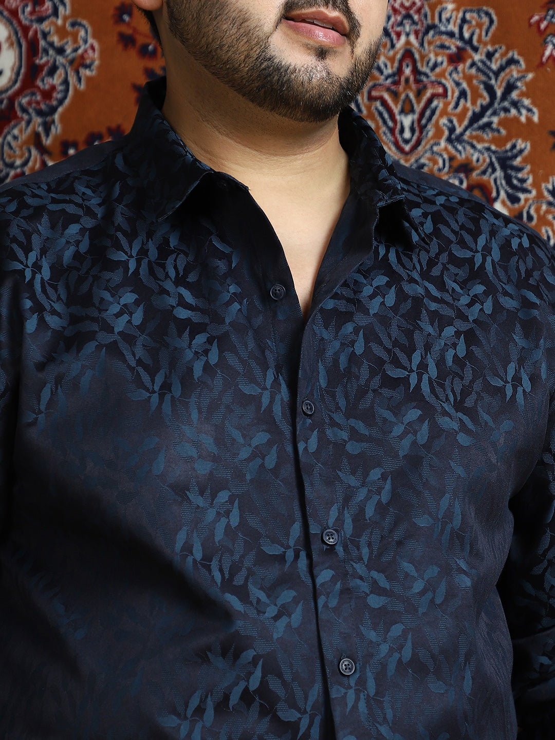 Foliage Self-Woven Shirt