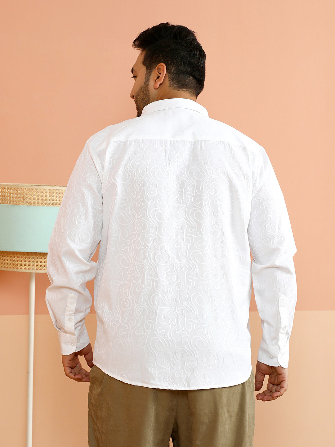 Solid Abstract-Tactile Shirt