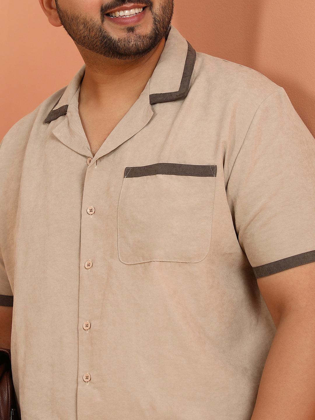 Contrast-Cuban Shirt