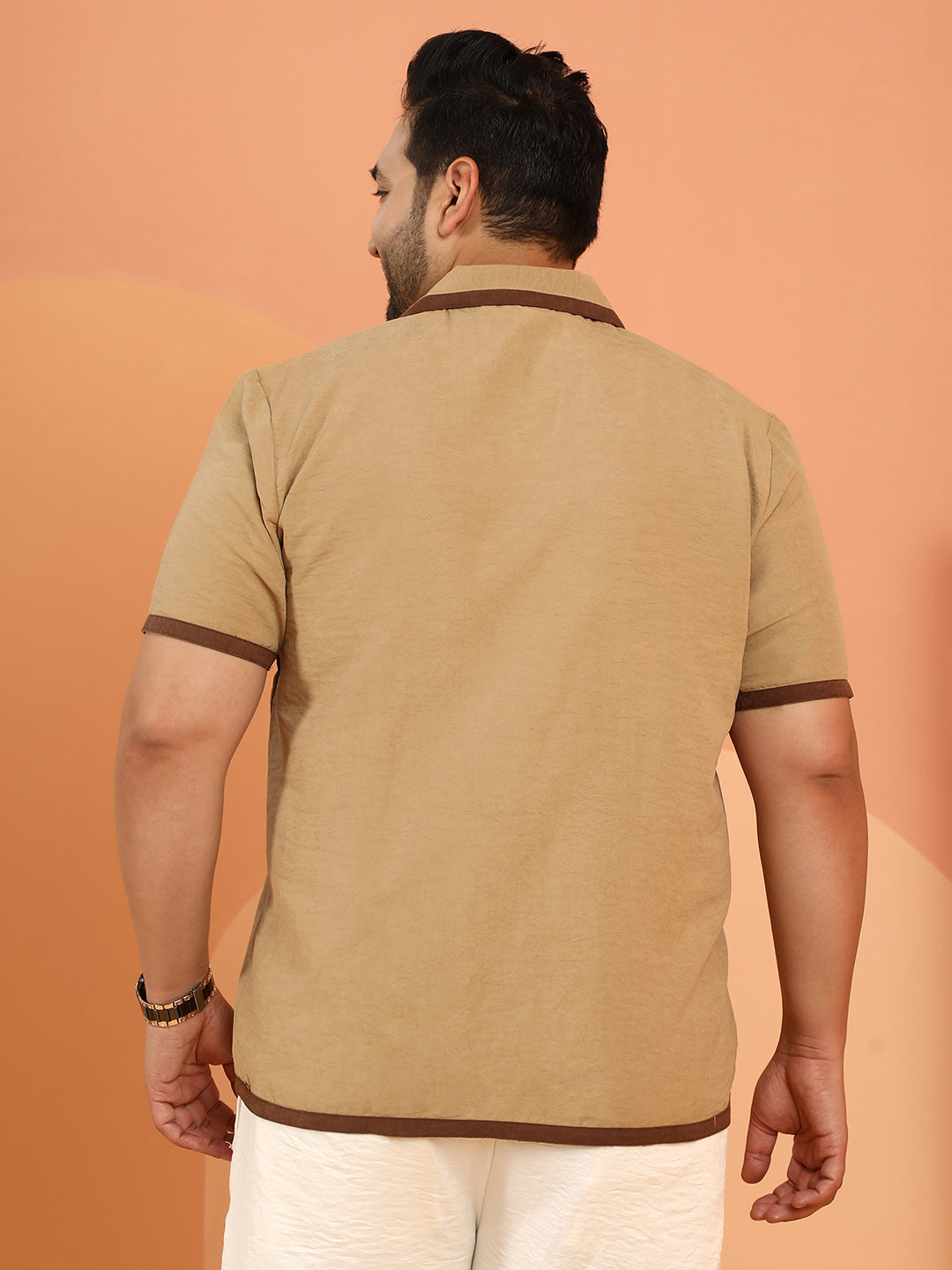 Contrast-Cuban Shirt