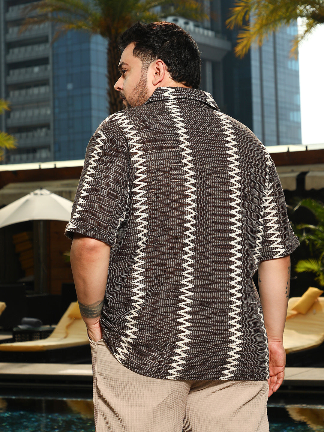 Ziggy-Weave Relaxed Shirt