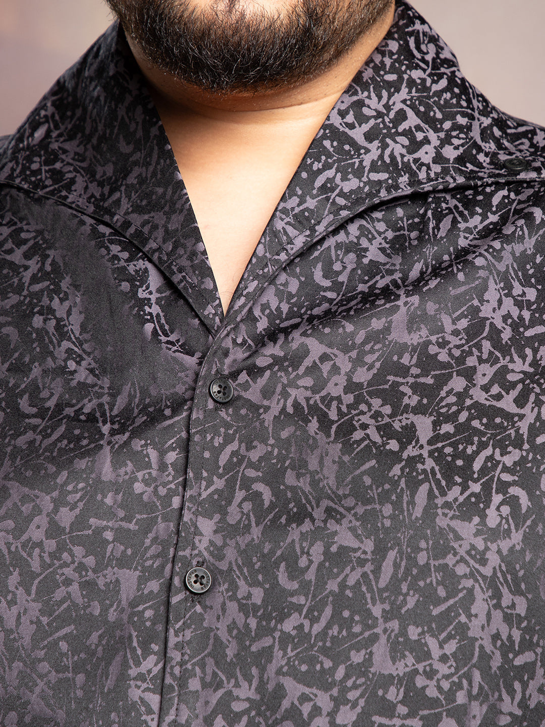 Splatter-Imprint Shirt