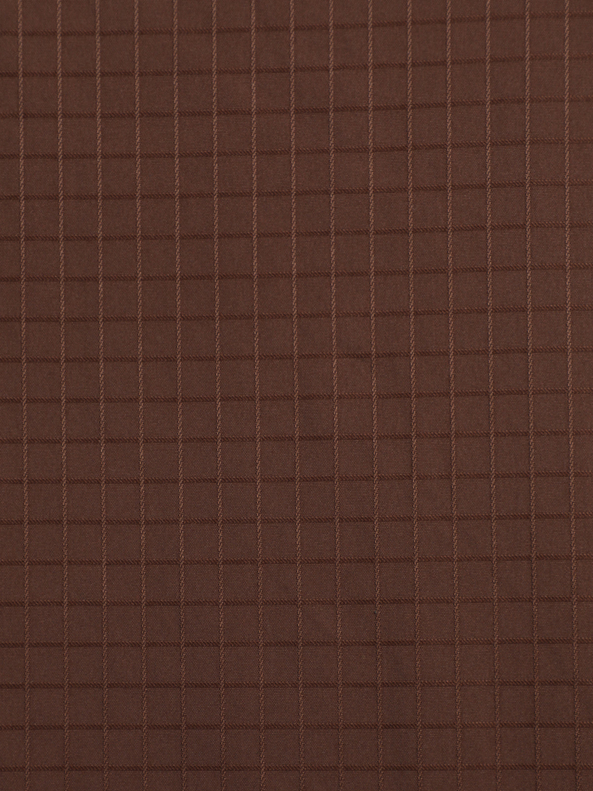 Instafab Plus Men's Brown Grid Textured Shirt With Utility Pocket - view 8