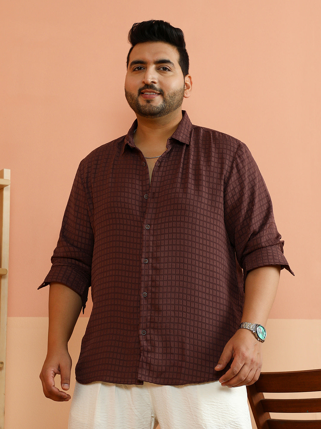 Solid Cubic-Tactile Shirt