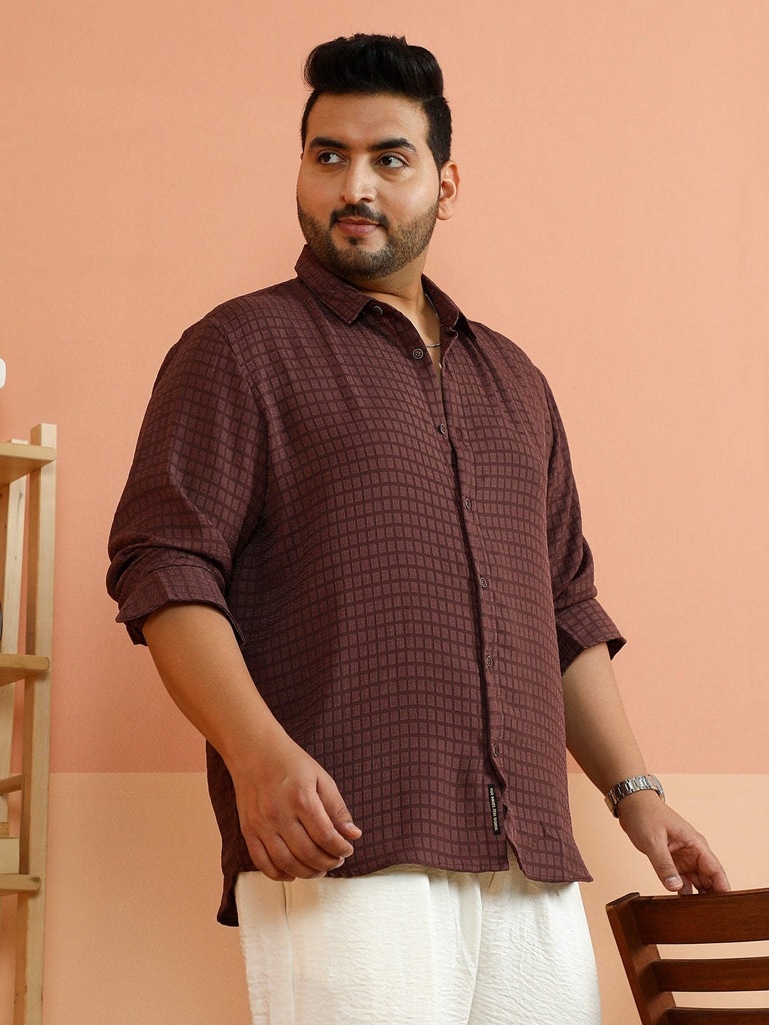Solid Cubic-Tactile Shirt