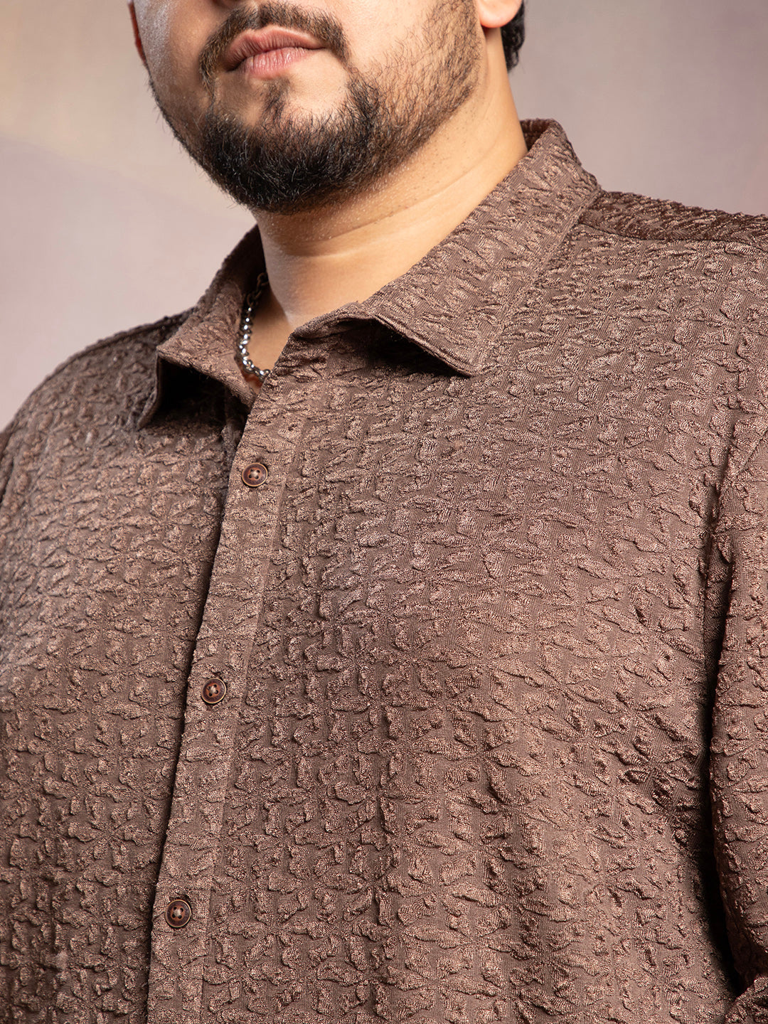 Bloom-Textured Shirt