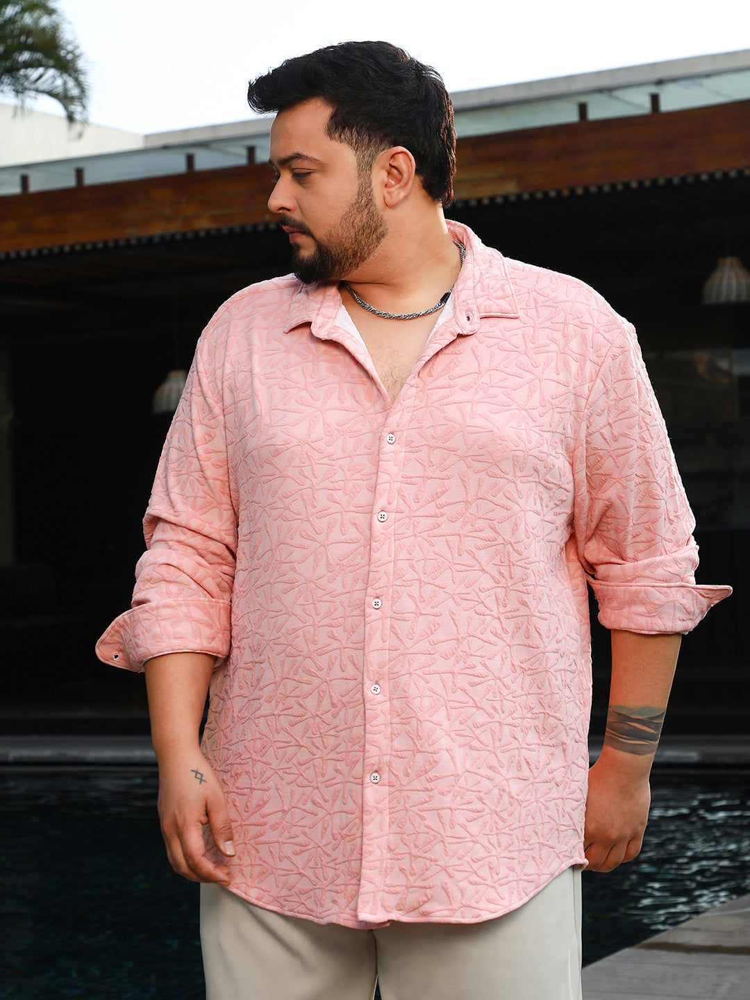 Bloom-Textured Shirt